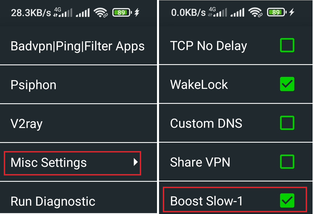 Boost Slow DNS Mode